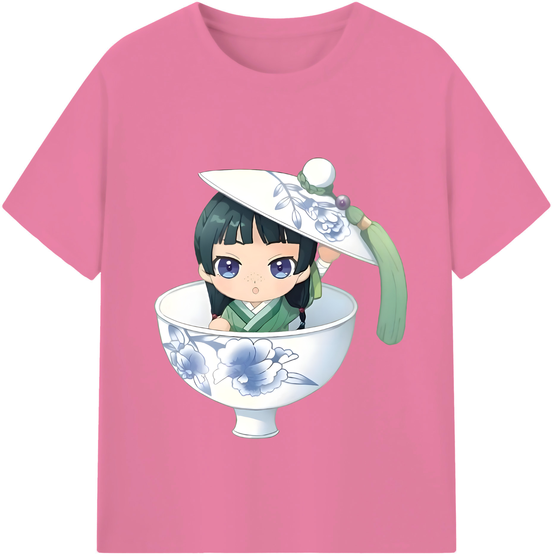 （画像用） 薬屋のひとりごと The Apothecary Diaries 綿100％半袖Tシャツ（フロントプリント）